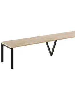 Jedálenské stoly Rozkladací stôl 130-405 cm Titan Cremona Torro