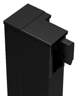 Sprchovacie kúty POLYSAN - EASY BLACK rozširovací profil 25 EL825B