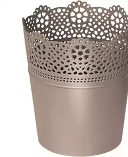 Záhrada Kvetináč Lace – Mocca Dlac140-7529u