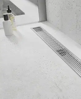 Sprchovacie kúty MEXEN/S - Flat M33 odtokový žľab 90, nerez 1033090-15