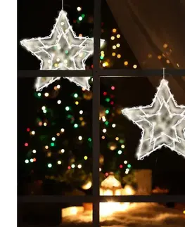 Vianočné dekorácie  LED Vianočná dekorácia do okna 35xLED/3xAA teplá biela 5004124