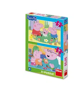 Do 99 dielikov PEPPA PIG: DOMOV 24+48 Puzzle