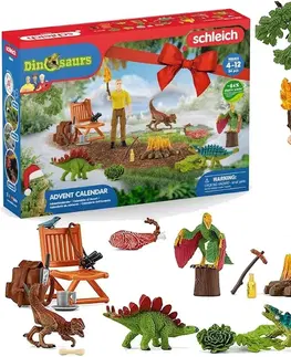 Drevené hračky Schleich 98644 Adventný kalendár Dinosaury