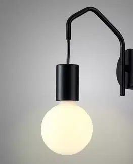 Lampy do obývačky Basso Svietniková lampa 1x40w E27 Čierna matná