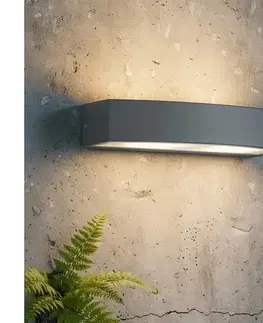 Svietidlá Ideal Lux - Vonkajšie nástenné svietidlo 2xE27/60W/230V