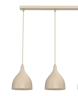 Svietidlá  Luster na lane NOAK CLASSIC 3xE27/15W/230V béžový 6231