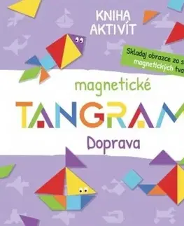 3D, magnetické, priestorové knihy Kniha aktivít magnetické TANGRAMY - Doprava