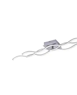 Svietidlá Leuchten Direkt 15166-55 - LED Prisadený luster WAWE LED/28W/230V matný chróm 15166-55