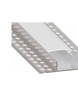 LED osvetlenie SmartLED Zabudovateľný profil pre LED pásy 1 m strieborná/biela 7572