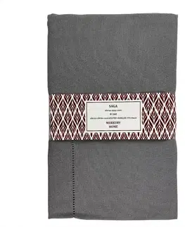 Bytový textil Obrus SAGA tmavošedá 160 easy care