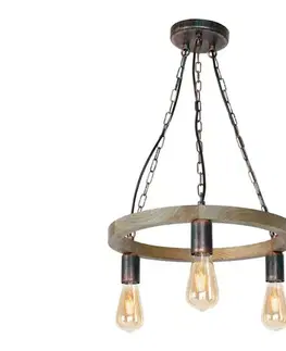 Svietidlá  Luster na reťazi HAKON 3xE27/60W/230V 3055