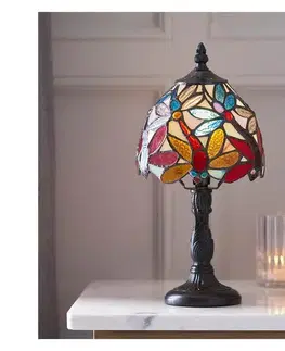 Lampy Endon 64246 - Stolová lampa Tiffany LORETTE 1xE14/40W/230V pr. 15 cm 64246