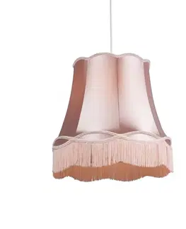 Závesné svietidlá Retro závesné svietidlo ružové 45 cm - Granny