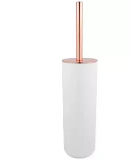 Kúpeľňové doplnky Kefa WC TOP biely-miedziana cst-1812 41