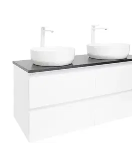 Kúpeľňový nábytok Kúpeľňová skrinka s umývadlom SAT B-Way 119x50x45 cm biela lesk BWAY2120WTK2BB BWAY2120WTK2BB