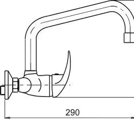 Kuchynské drezy NOVASERVIS NOVASERVIS - Drezová umývadlová batéria 100 mm Metalia 55 chróm 55035,0