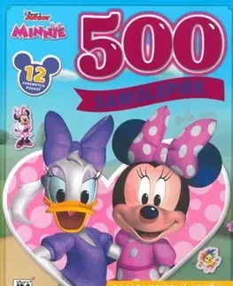 Nalepovačky, vystrihovačky, skladačky Minnie - 500 Samolepiek