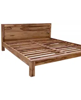 Postele Posteľ Kali 160x200 indický masív palisander