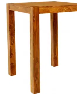Jedálenské stoly Barový stôl 80x110x80 indický masív palisander