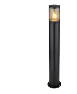 Záhradné lampy Globo 32016BS - Vonkajšia lampa XELOO 1xE27/60W/230V 80 cm IP44 32016BS