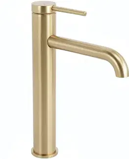 Kúpeľňové batérie REA - Umývadlová batéria SPOT Brush Gold vysoká REA-B9632