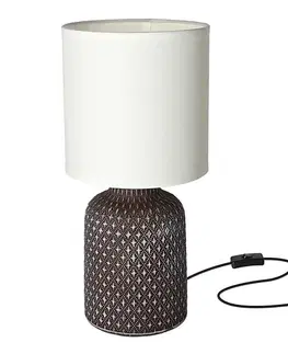 Lampy  Stolná lampa INER 1xE14/40W/230V hnedá 41-79862