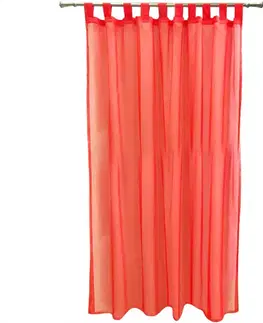 Závesy do spálne Záves na pútkach 140x250 oranžová