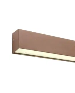 Svietidlá Redo 90395 - LED Vonkajšie nástenné svietidlo OMNIA LED/12W/230V 3000K IP54 hnedá 90395