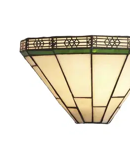 Svietidlá Searchlight 4417-18 - Tiffany nástenné svietidlo DRAGONFLY 1xE14/60W/230V 4417-18