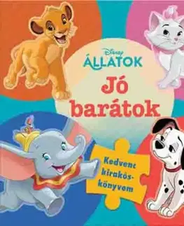 Leporelá, krabičky, puzzle knihy Disney Állatok – Jó barátok