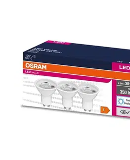 Žiarovky SADA 3x LED Žiarovka PAR16 GU10/4,5W/230V 6500K 120° - Osram 4058075497597