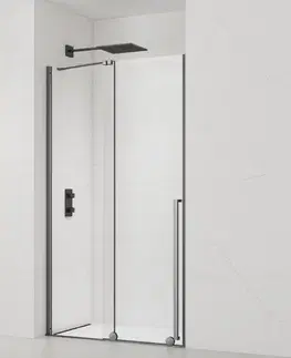 Sprchovacie kúty Sprchové dvere 140 cm SAT Xmotion PVD Gun metal SATBWIXM140NIKAGM SATBWIXM140NIKAGM