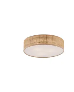 Stropné osvetlenie Orientálne ratanové stropné svietidlo 38 cm - Trammy