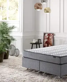 Matrace Mattress Silver 140x190 cm Double Size Firm Mattress