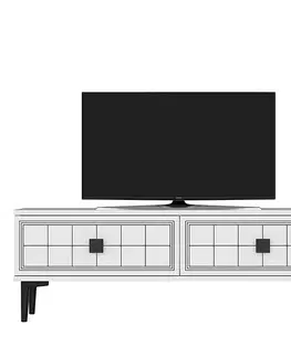 TV stolíky TV stolík Yuka 120 - White