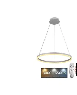 Svietidlá BRILAGI - LED stmievateľný luster na lanku CIRCLE LED/42W/230V 3000-6500K + DO BG-J4308/W