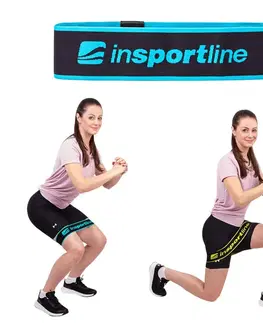 Ostatné fitness náradie Posilňovacia slučka inSPORTline Hiplop M ružová