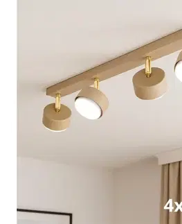 Svietidlá BRILAGI - LED RGB stmievateľné bodové svietidlo MONO 4xGX53/14W/230V Wi-Fi Tuya béžové BG4584+4xIM1490