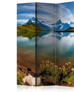 Paravány Paraván Lake with mountain reflection Switzerland Dekorhome