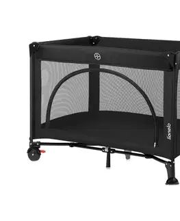 Postieľky Lionelo - Cestovná postieľka LAURA Black Carbon 5903771721721