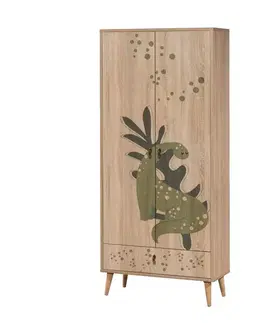 Šatňové skrine Šatníková skriňa City Gradrop Dino