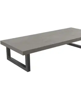 Kúpeľňový nábytok CERANO - Doska pod umývadlo Navira Pro + 2 konzoly pod dosku - betónovo šedá - 60x46x3,6 CER-606006