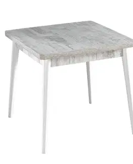 Jedálenské stoly Jedálenský stôl Flora Antik - Antique, White