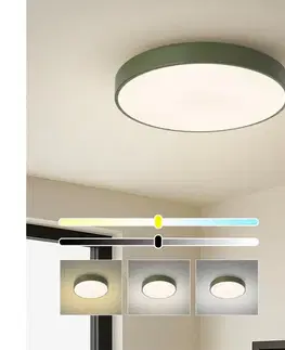 Svietidlá BRILAGI - LED stmievateľné stropné svietidlo POOL LED/48W/230V 3000-6000K 40 cm zelená+DO BRI690
