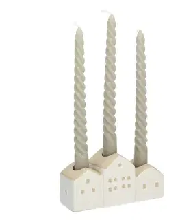 Svietniky Svietnik Hauses 13x5x7cm white