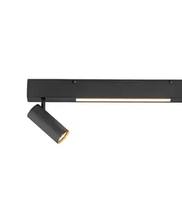 Svietidlá Schöner Wohnen 11793-18 - LED bodové svietidlo DANTE 2xGU10/10W+LED/7,2W čierna 11793-18