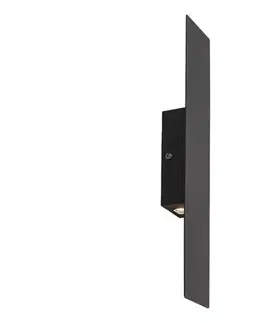 Svietidlá Rabalux 71057 - LED Nástenné svietidlo AMPEL LED/6W/230V 3000K čierna 71057