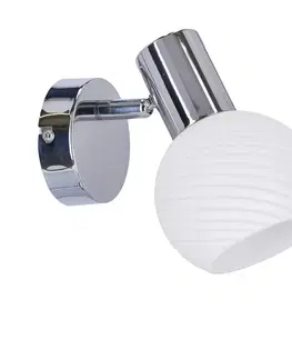 Nástenné svetlá Nástenná lampa 1X40W E14 chróm TURNO