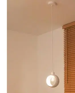 Svietidlá  - Závesné svietidlo na lanku IRONLINE 1xE27/15W/230V biela 70422