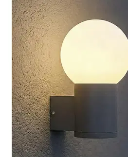 Svietidlá  46080 - Vonkajšie nástenné svietidlo STONO 1xE27/15W/230V IP65 antracit 46080